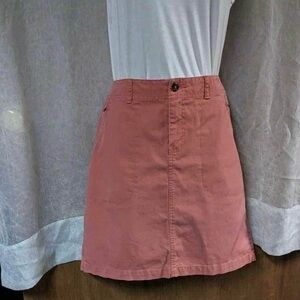 Eddie Bauer salmon A-Line Skirt